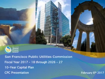 Fiscal Y  l Year 2  r 2017  18 t  throug  ugh 2  h 2026  27  10-Year  ar C  Capital  al P