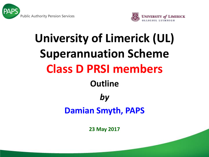university of limerick ul