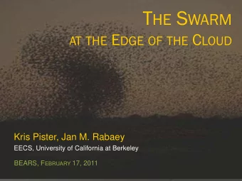 Vision 2010  1990 Question: What Happens to Computers if  Wireless Connectivity Becomes Ubiquitous?