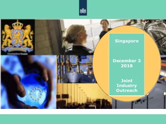 Singapore  December 3  2018  Joint  Industry  Outreach  Network  - Customs administrations  - Tax