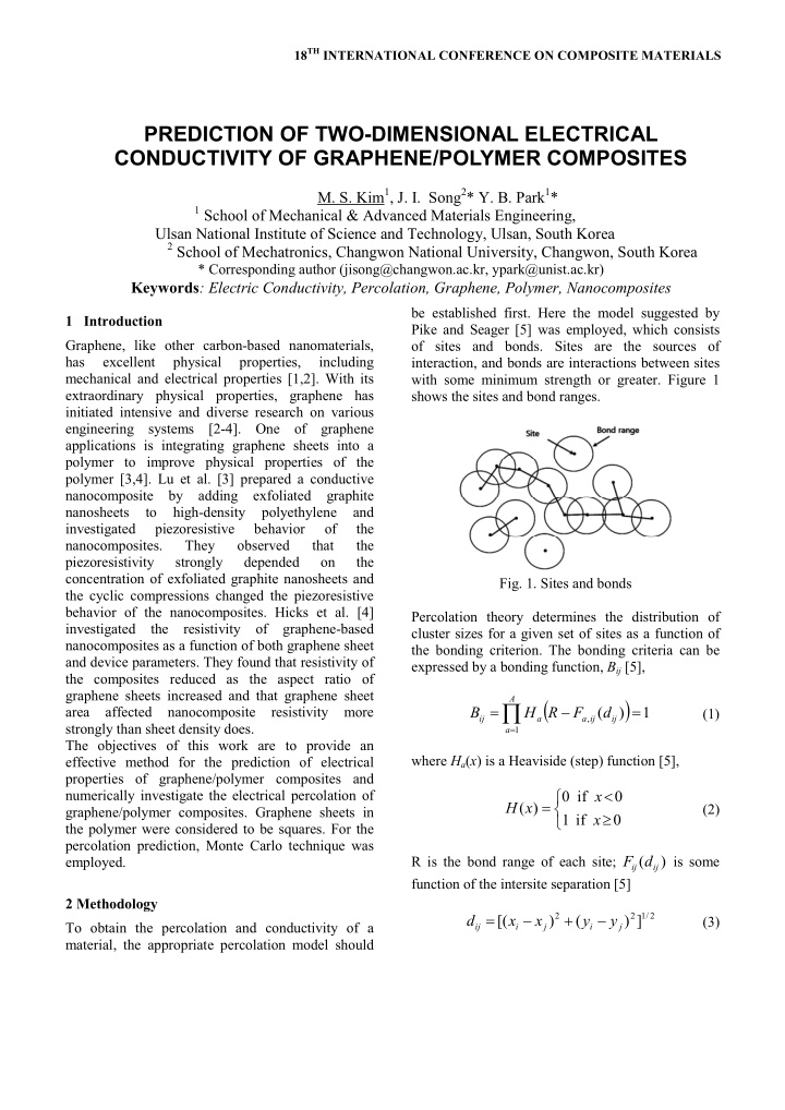 area affected nanocomposite resistivity more b h r f d 1