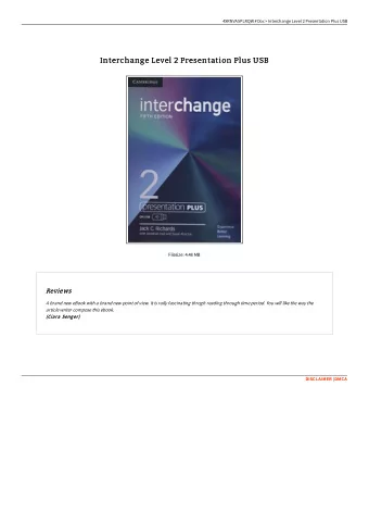 Interchange Level 2 Presentation Plus USB  Interchange Level 2 Presentation Plus USB  Filesize: