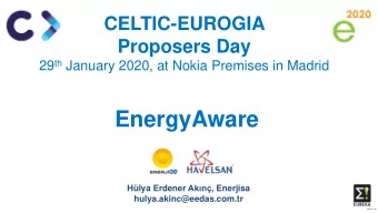EnergyAware Hlya Erdener Akn , Enerjisa  hulya.akinc@eedas.com.tr Genele Ak  Teaser  Main