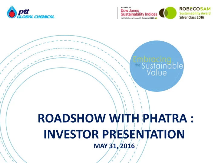 roadshow with phatra