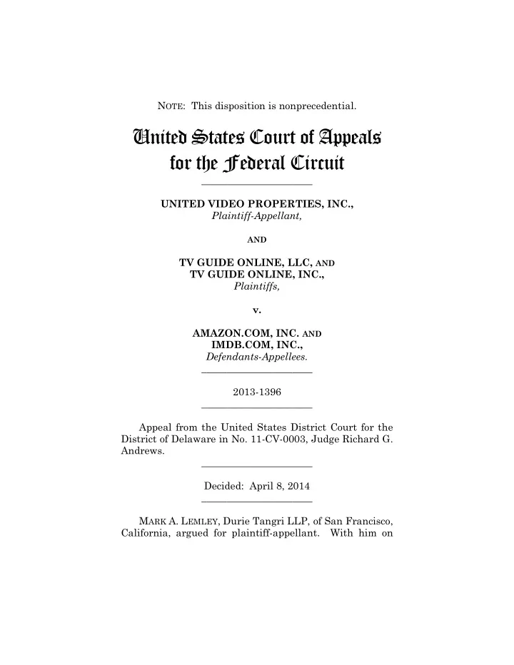 united states court of appeals for the federal circuit