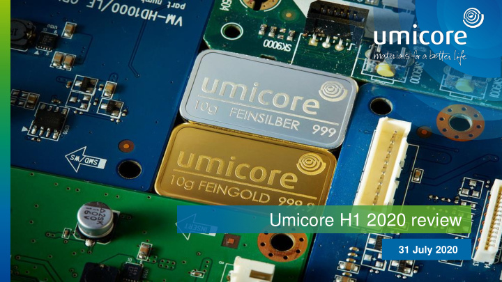 umicore h1 2020 review