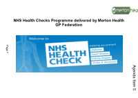nhs health checks programme delivered by merton health gp