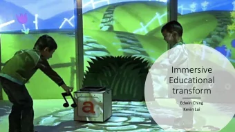 Immersive  Educational  transform  Edwin Ching  Kevin Lui  Immersive  education  Immersive