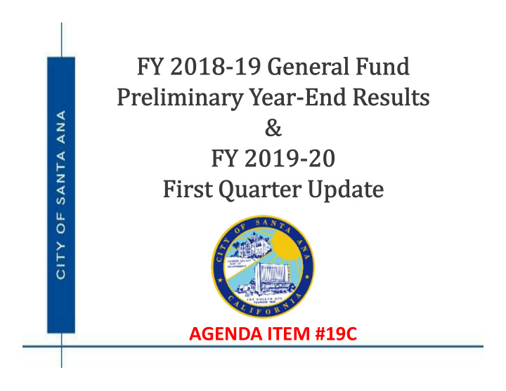 agenda item 19c fy 2018 19 general fund preliminary year