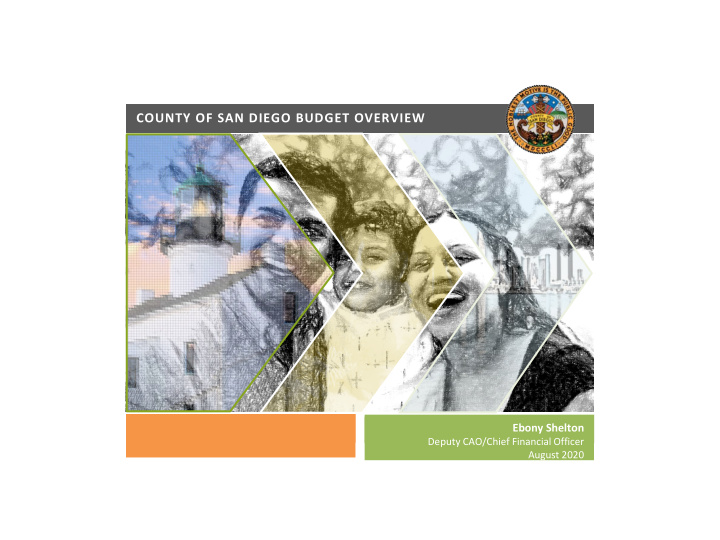 county of san diego budget overview