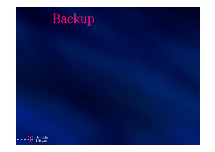 backup