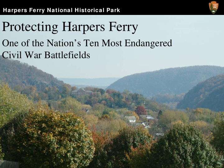 protecting harpers ferry