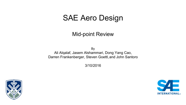sae aero design