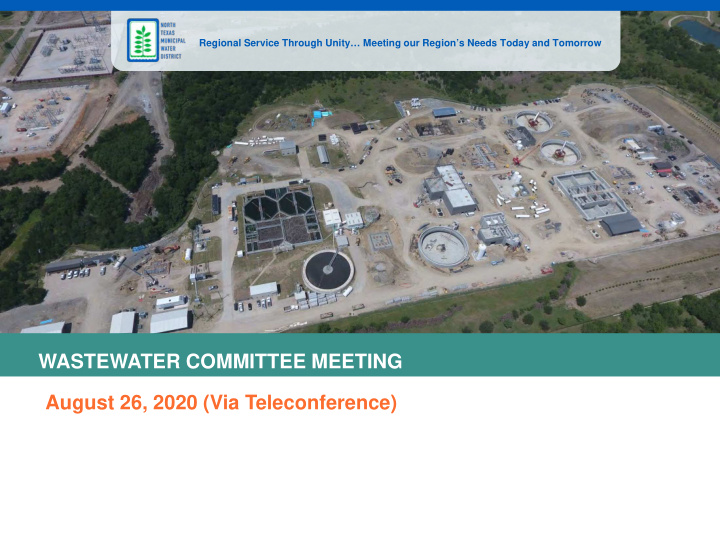 wastewater committee meeting august 26 2020 via