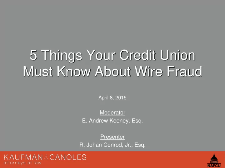 must know about wire fraud