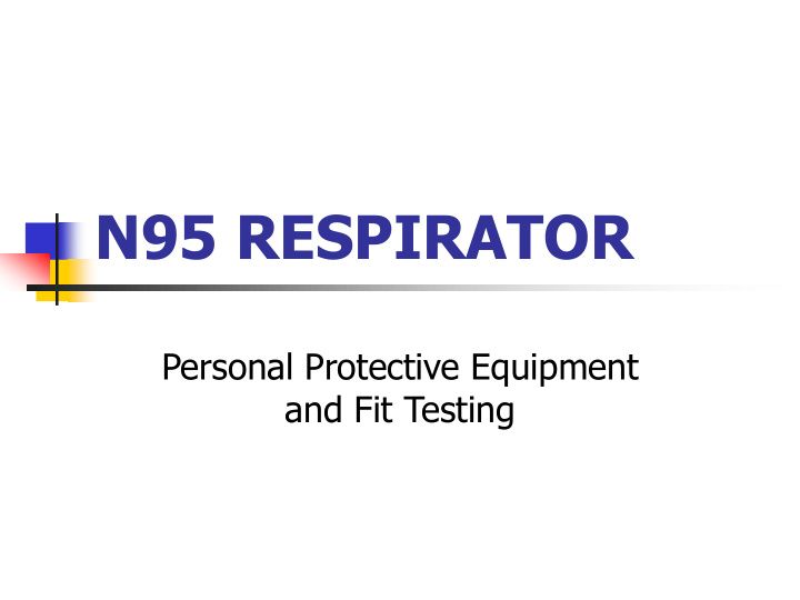 n95 respirator