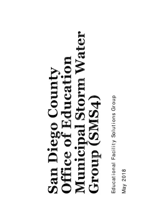 Educat i onal  Faci l i t y Sol ut i ons Gr oup  May 2018  Joanne Branch, S  chool Facilit y