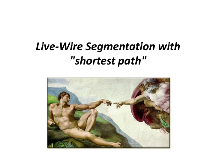 shortest path