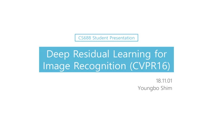 image recognition cvpr16