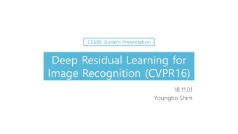 Image Recognition (CVPR16)  18.11.01  Youngbo Shim  Review: Personalized Age Progression with Aging