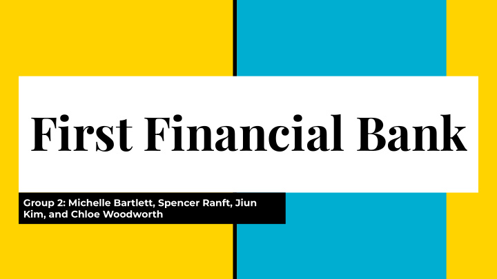 first financial bank