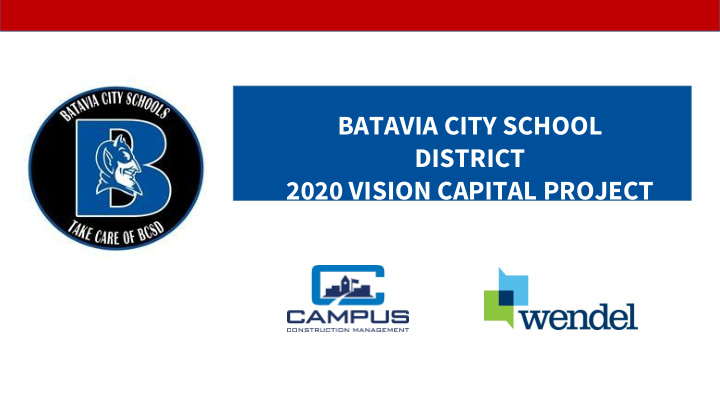 batavia city school district 2020 vision capital project
