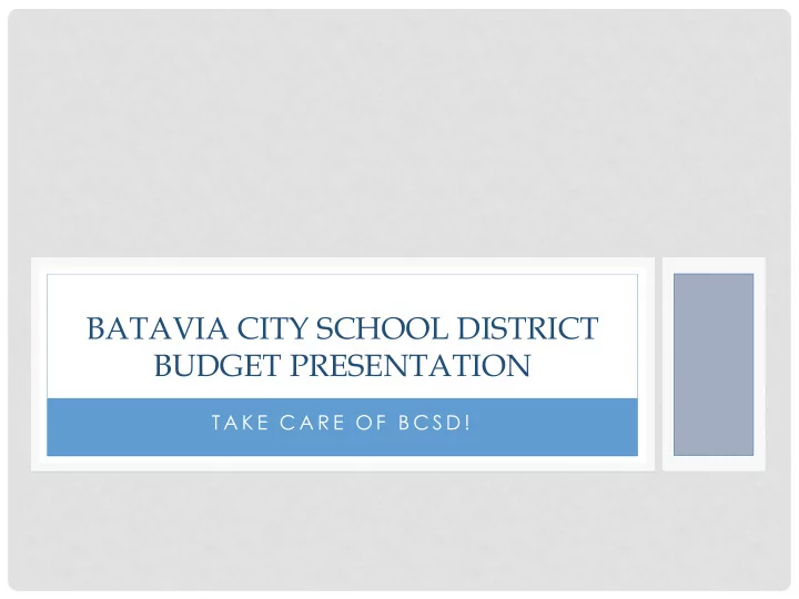 batavia city school district