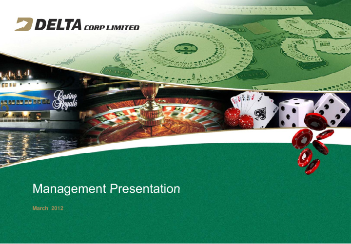management presentation management presentation