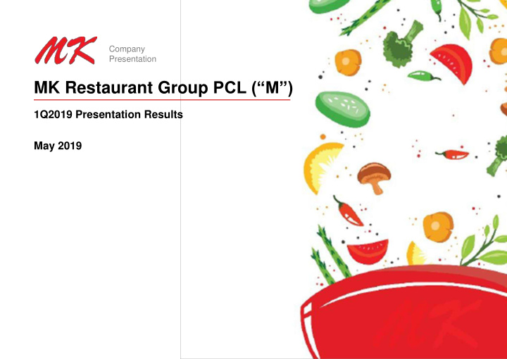 mk restaurant group pcl m