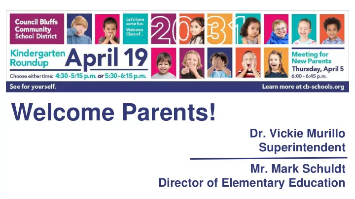 welcome parents