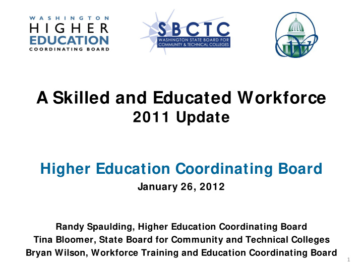 a skilled and educated workforce