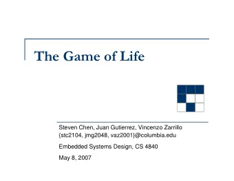 Steven Chen, Juan Gutierrez, Vincenzo Zarrillo