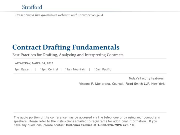 contract drafting fundamentals