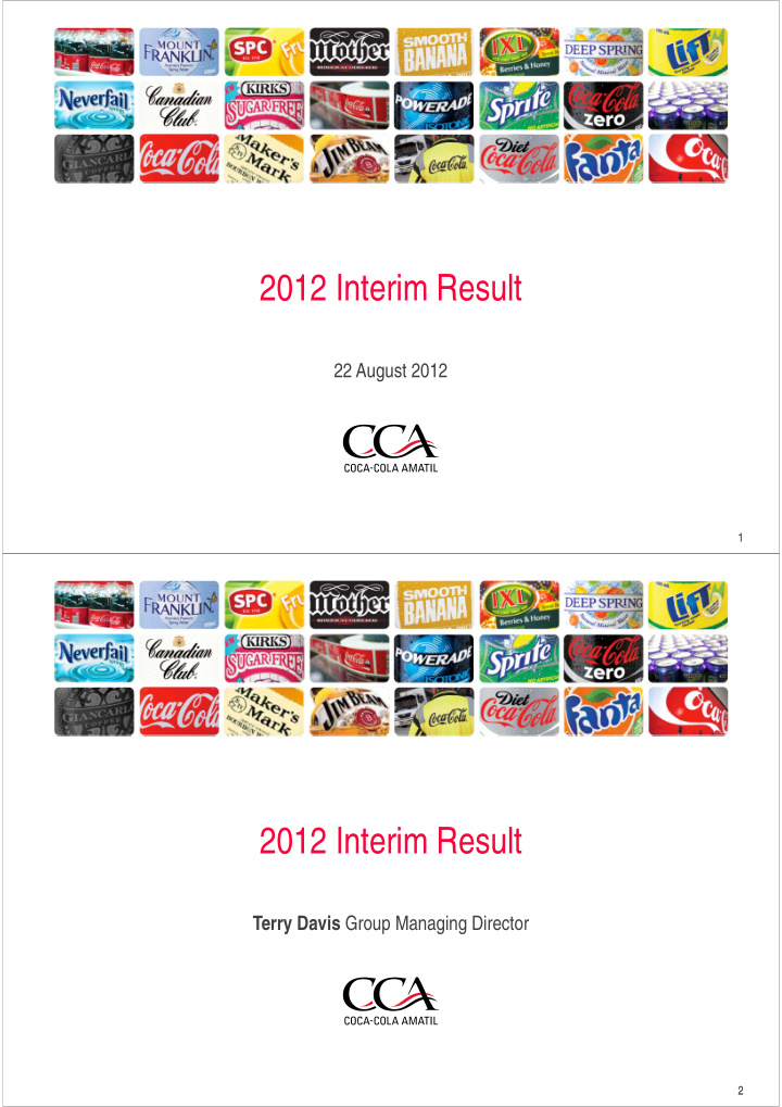 2012 interim result