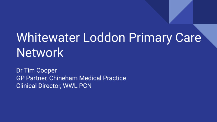 whitewater loddon primary care network