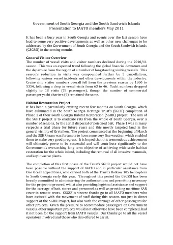 Government  of  South  Georgia  and  the  South  Sandwich  Islands