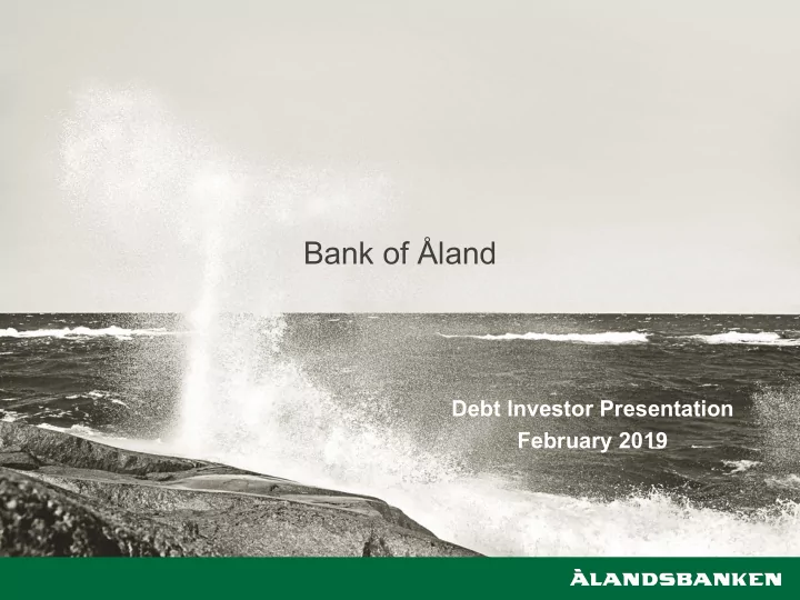 bank of land