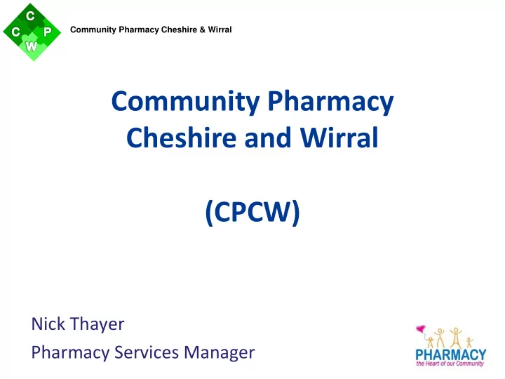 community pharmacy cheshire and wirral cpcw