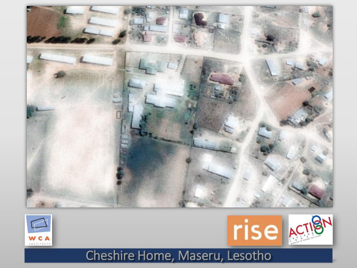cheshire home maseru lesotho existing floor plan existing