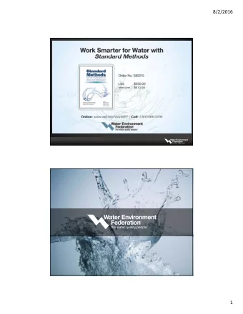 8/2/2016  1  8/2/2016  Coliphages: What You Need To Know And How  Will Laboratories, The Regulatory