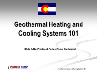 chris butts president perfect temp geothermal