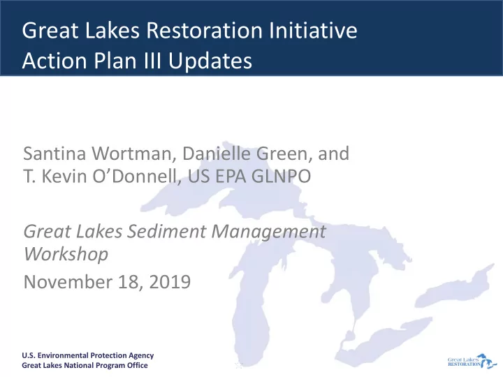 action plan iii updates