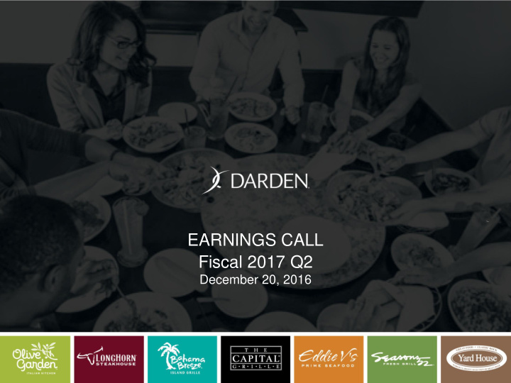 earnings call