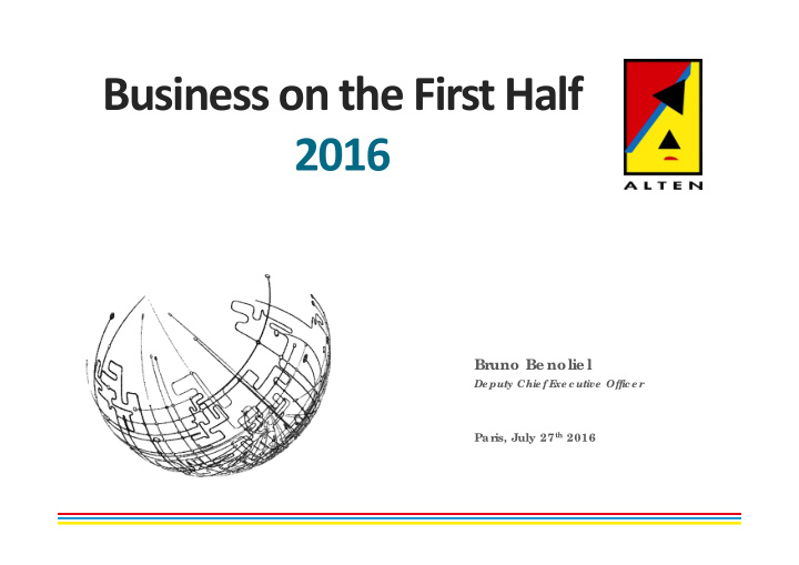 business on the first half 2016
