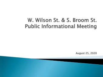 Resurface  Cycle track  &amp; bus stop  Reconstruct  City of Madison  W. Wilson St.  Replace