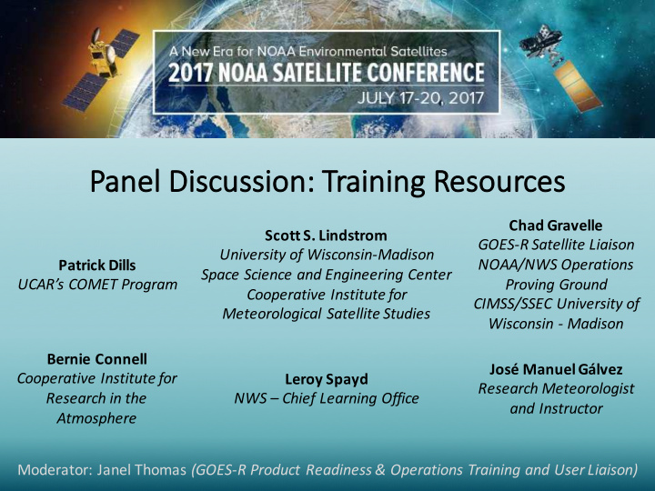 pa panel discussion training resources