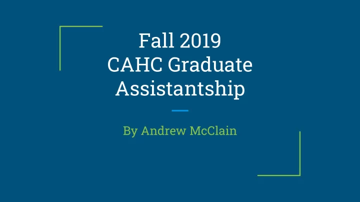 fall 2019