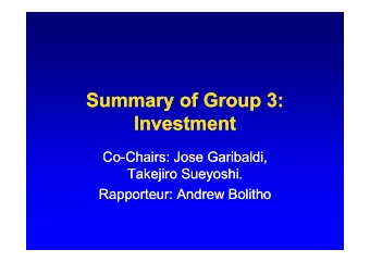 Co  Co-Chairs: Jose Garibaldi,  Co  Co-Chairs: Jose Garibaldi,  Chairs: Jose Garibaldi,  Chairs: