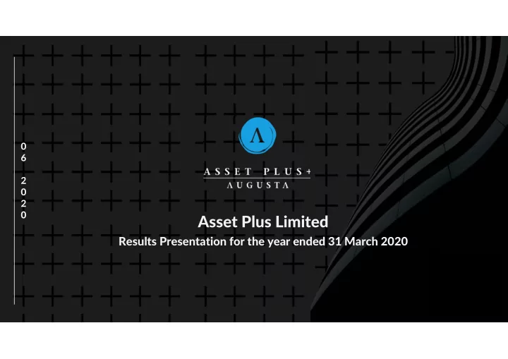 asset plus limited