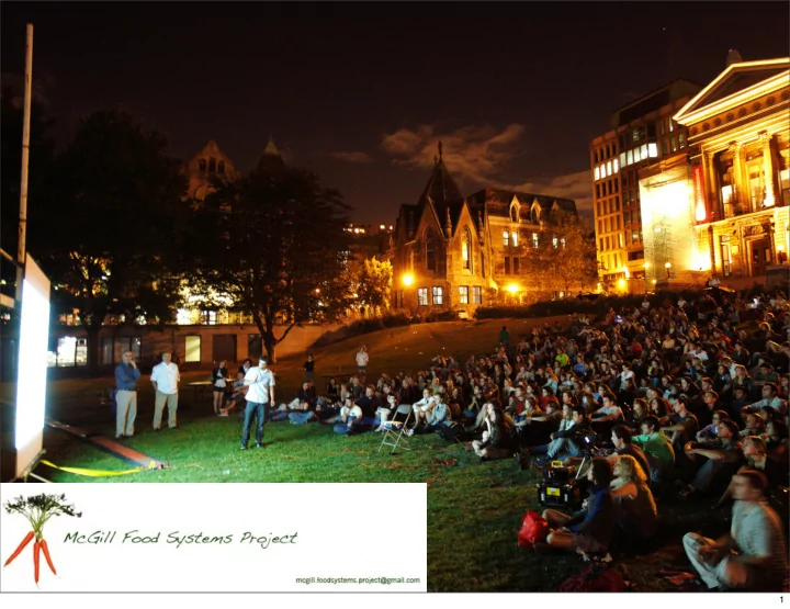1 why agriculture the university